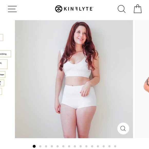 Kinflyte Other - 🛍NWT Kinflyte Freedom Bra Painless Support Wireless White Eco Jersey Size L